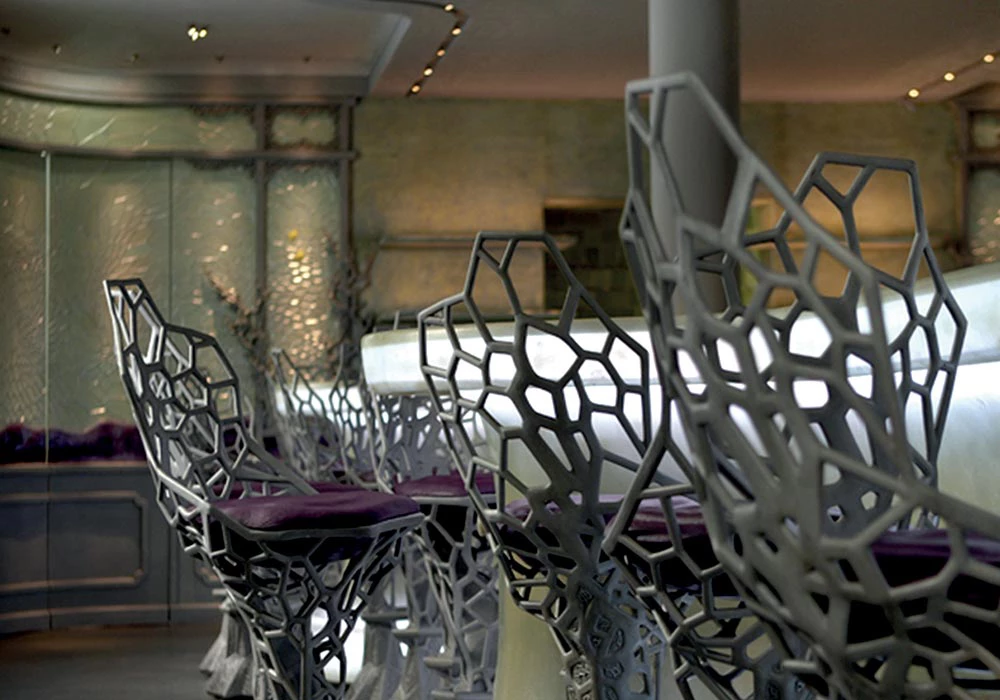 Maison Ladurée, rue Lincoln, Paris - SOE Stuc & Staff