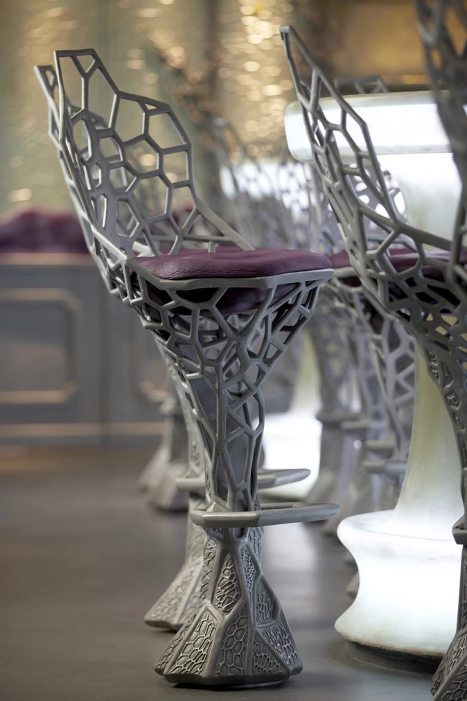 Maison Ladurée, rue Lincoln, Paris - SOE Stuc & Staff