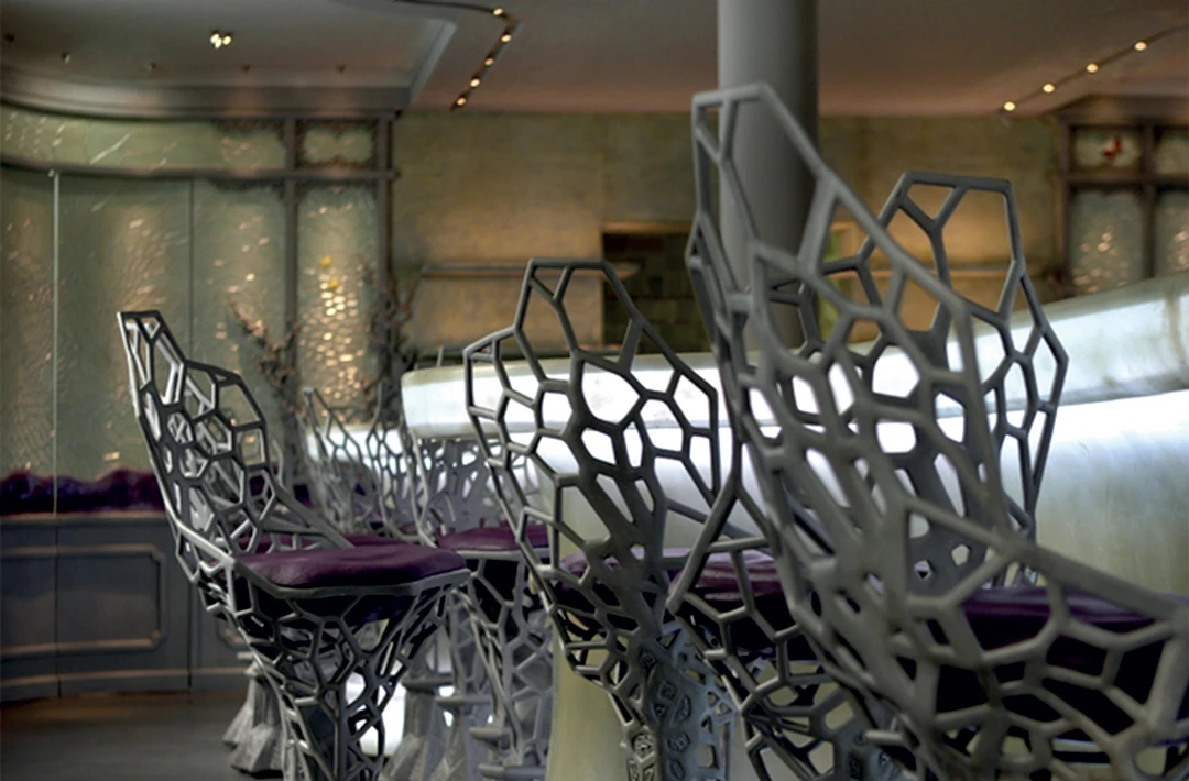 Maison Ladurée, rue Lincoln, Paris - SOE Stuc & Staff