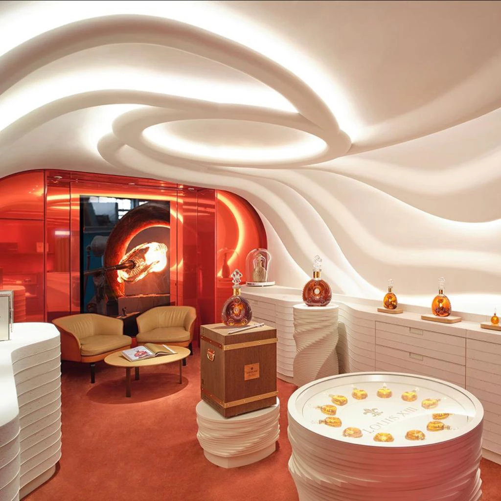 Espace LouisXIII chez Harrods à Londres - SOE Stuc & staff