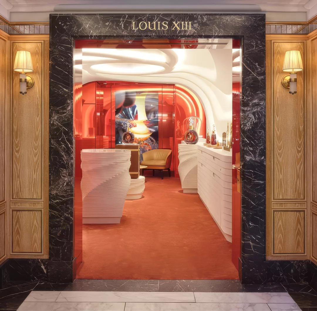 Espace LouisXIII chez Harrods à Londres - SOE Stuc & staff